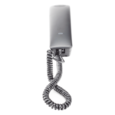 Teléfono IP Hotelero / 2 Líneas SIP / Audio HD Opus y G.722 / PoE / Conferencia 3 Vías / 10/100 Mbps / Montaje Pared o Mesa