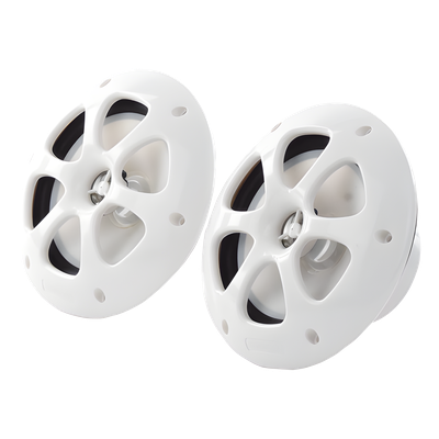 Par de Altavoces Marinos / 6.5" / 100 W Máx / 4 Ohm / IPX5 Equivalente / 60 Hz - 20 kHz