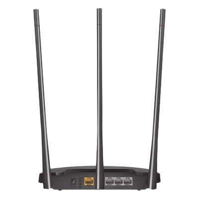 Router Inalámbrico N / 300 Mbps / 3 Antenas 7 dBi / 1 Puerto WAN 10/100 / 3 Puertos LAN 10/100 / Chip PA 2x Potencia