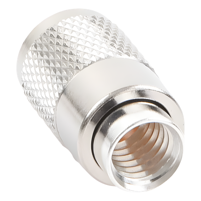 Conector Coaxial UHF Macho / PL-259 / Ensamble Roscado-Soldable / Para Cables RG-8/U, RG-213, RG-214, LMR-400, Belden 9913 / Cuerpo Bronce Plateado / Concha Níquelada
