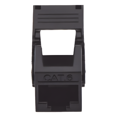 Módulo Jack Keystone / Cat6A / Toolless / Terminación 180° / RJ45 / Sin Blindaje / 1 Puerto