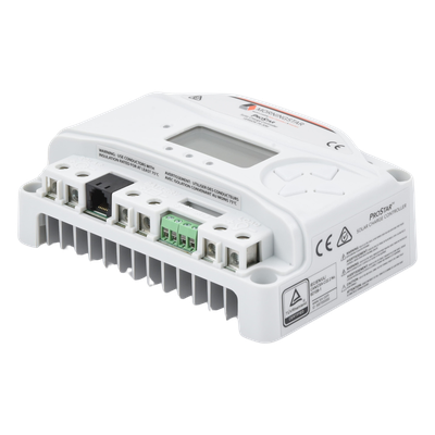 Controlador de carga solar / 12-24 Vcc / 30 A / 98.4 ft entrada solar máxima / LCD 128x64