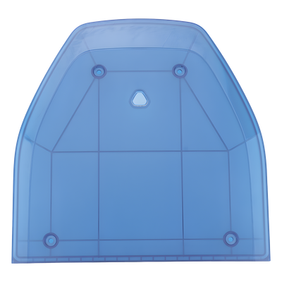 Domo Lateral de Reemplazo / Perfil Bajo / Resistente UV / Color Azul / Compatible con Barra SP216