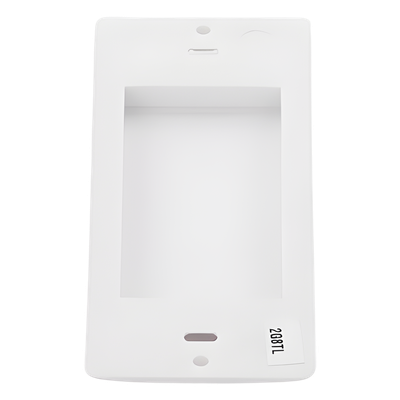 Inserto Ciego para Placa de Pared / Instalación a Presión / 2 a 6 Espacios / Blanco Brillante