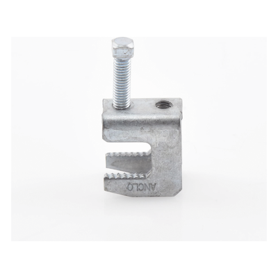 Mordaza de Acero para Varilla Roscada / 3/4" / 3/8" / Carga 200 kg / Galvanizado Electrolítico