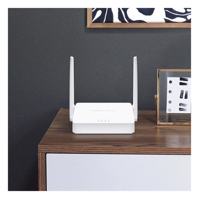 Router Inalámbrico N / Wi-Fi 2.4 GHz 300 Mbps / 1 Puerto WAN 10/100 Mbps / 2 Puertos LAN 10/100 Mbps / 2 Antenas 5 dBi / IPv6 e IPTV