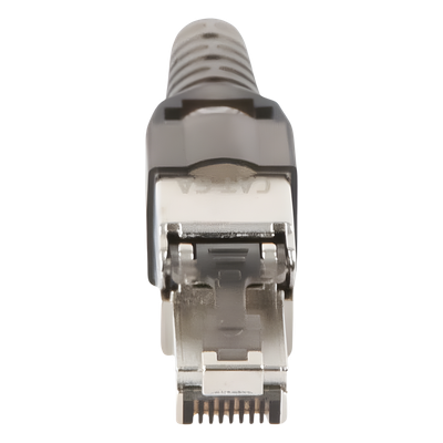 Plug RJ45 Blindado / Cat 6A / Sin Herramienta / 50μ Oro / 10GBASE-T