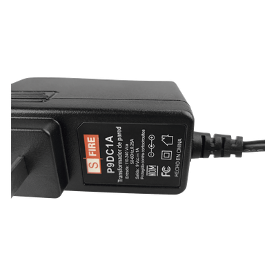 Fuente de Poder Regulada / 9 Vcc / 1 A / Entrada Universal 100-240 Vca / Protección contra Sobretensiones / Certificación NOM