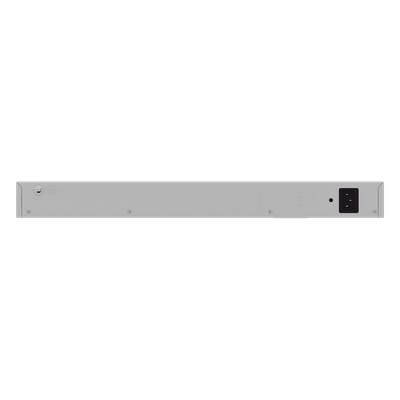 Switch Administrable Capa 2 / 24 Puertos PoE+ Gigabit / 2 SFP 2.5 Gbps + 2 SFP+ 10 Gbps / PoE Perpetuo 400 W / 98 Gbps / 73 Mpps / 3.71 kg / 442 x 220 x 43.6 mm (17.4 x 8.7 x 1.7 in)
