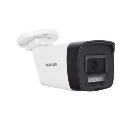 Cámara Bala TURBOHD / 2 Megapixel / Dual Light 30 m (98.4 ft) IR + 20 m (65.6 ft) Luz Blanca / Audio Bidireccional Full Duplex / IP67 / Metal