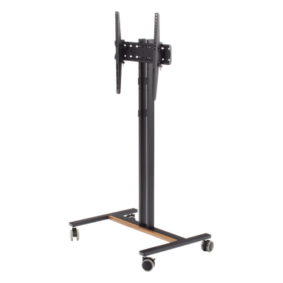 Soporte Móvil para TV / Hasta 55 Pulgadas / Carga 35 kg (77 lbs) / VESA 200x200 a 600x400 / Ruedas con Frenos / Altura Ajustable 4 Posiciones