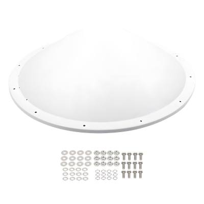 Kit de Antena y Radomo / 28 dBi / 4.8-6.5 GHz / SMA Macho Inverso / Alcance 15 km (9.3 mi)