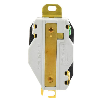 Receptáculo Industrial de Media Vuelta / 30 A / 125 V CA / 2 Polos 3 Hilos / NEMA L5-30R / 3.28 x 1.7 in