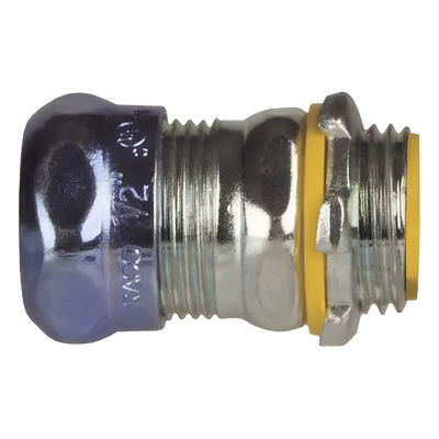 Conector de Compresión / Acero Galvanizado / 1 1/2 in / Impermeable / Pared Delgada