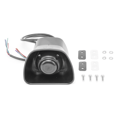 Sirena/Bocina Compacta / 30 W / 112.3 dBA / 16 Tonos / 12 V / 11.5 ft / CE