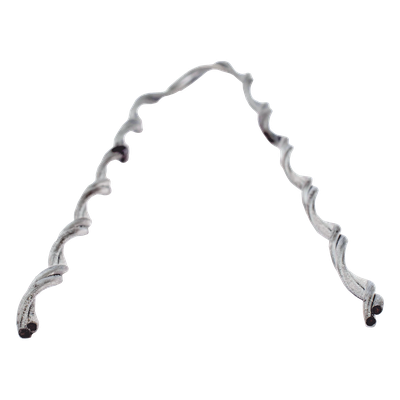 Remate Preformado para Fibra Óptica / Mini Figura 8 / Span 80 m (262.5 ft) / Mensajero Acero 1.6 mm / Tensión 1746 kg / Longitud 127 mm (5')