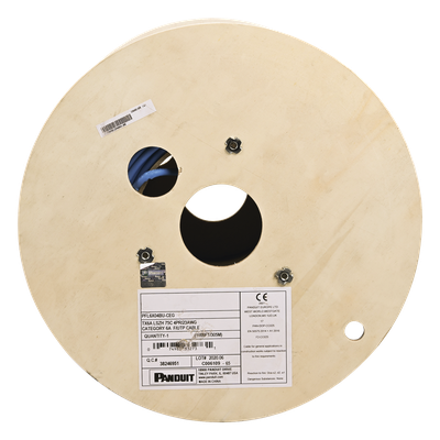 Bobina de Cable Blindado F/UTP / Cat6A / 23 AWG / 10GBase-T / LSZH / 305 m (1000 pies)