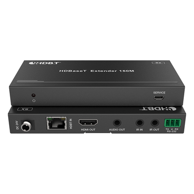 Splitter y Extensor HDMI / 1x2 / HDBaseT / 4K@60Hz 4:4:4 / 120 m (393.7 ft) / 1080p@150 m (492.1 ft) / PoC / Audio 7.1 Canales
