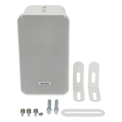 Kit Amplificador 100V / 2 Canales 30W / Bluetooth / USB / RCA / 2 Altavoces Pared 20W / IP66