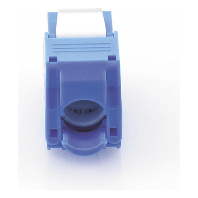 Módulo Jack Keystone / Cat6 / U/UTP / Toolless / Terminación 180° / RJ45 / Color Azul