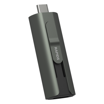 Memoria USB SSD / 256 GB / Dual USB-C y USB-A / 1000 MB/s Lectura y Escritura / OTG / 17.5 g