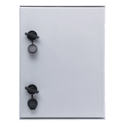 Gabinete de Poliéster / IP65 / 300 x 400 x 200 mm / Carga 30 kg / Placa Trasera Incluida / Cerradura con Llave