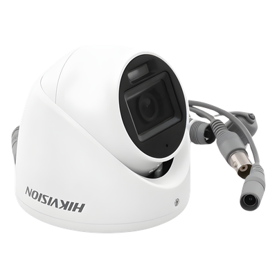 Cámara Turret TURBOHD / 2 Megapixel / Dual Light IR 30 m (98.4 ft) + Luz Blanca 20 m (65.6 ft) / Gran Angular 101° / Micrófono Integrado / IP67 / Metal