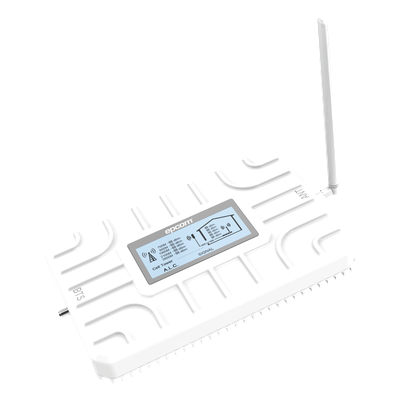 Amplificador de Señal Celular / 5 Bandas Simultáneas / 700-2600 MHz / Cobertura 150 m² / 70 dB Ganancia / 20 dBm Potencia / Plug-and-Play