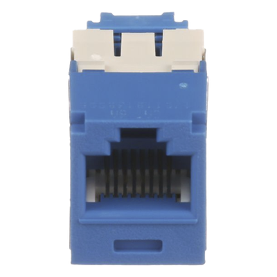 Conector Jack RJ45 / Cat 6A / Mini-Com TG / Sin Herramienta Impacto / 10GBase-T / 150m (492 pies) / Azul