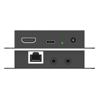 Extensor Audio HDMI eARC / 50 m (164 ft) / CAT5e/6 / Dolby Atmos / DTS-HD / IR Bidireccional / CEC Passthrough / Carcasa Metálica