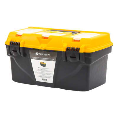 Caja Porta Herramientas / 17" / 44x26x23 cm / Polipropileno / 550 gr / Candado / Charola para Tornillos