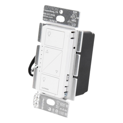 Atenuador de Pared Inalámbrico / 150 W LED/CFL - 600 W Incandescente / 120 V / Sin Neutro / 1 Gang / Compatible con Controles Pico y Sensores