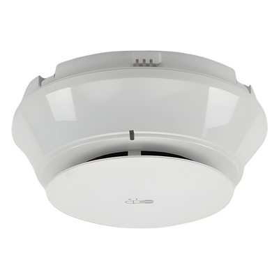 Detector Térmico Direccionable / Temperatura Fija 57°C (135°F) / Protocolo FlashScan / Lazo SLC 2 Hilos / LED 360°