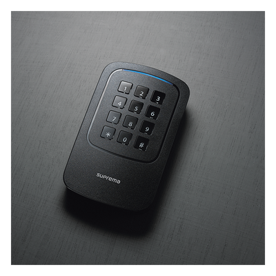 Lector Esclavo de Tarjetas con Teclado / Multitecnología RFID 125kHz-13.56MHz / NFC / Bluetooth / IP65-IP67 / IK08 / 3.1x5.1x1.0 in