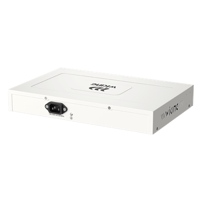 Switch PoE No Administrable / 16 Puertos 10/100 Mbps / 2 Puertos Uplink Gigabit / 1 Ranura SFP 1000 Mbps / Presupuesto PoE 180 W / Hi-PoE 60 W
