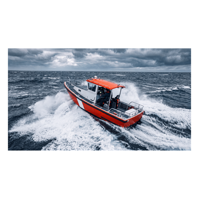 Radio Móvil Marina VHF / 25W / 1W Seleccionables / DSC Clase D con GPS / IPX4 / Monitoreo Triple Canal / Pantalla LCD / Blanco