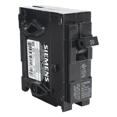 Interruptor Automático Enchufable / 1 Polo / 20 A / 240 VCA / Capacidad Interruptiva 10 kA / UL 489