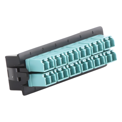 Placa Acopladora / 12 Puertos LC Duplex / Fibra Multimodo / Compatible ODF-8024