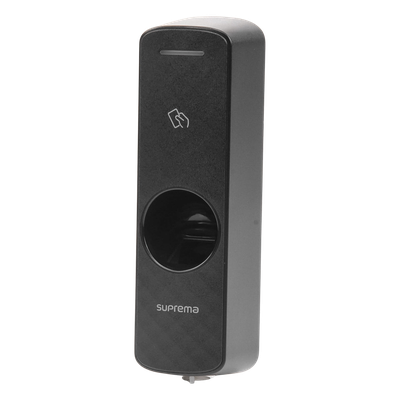 Lector de Control de Acceso Biométrico IP / Huella Dactilar / RFID Dual Frecuencia 125 kHz y 13.56 MHz / TCP/IP y RS-485 / CPU 1.0 GHz / Diseño Parteluz