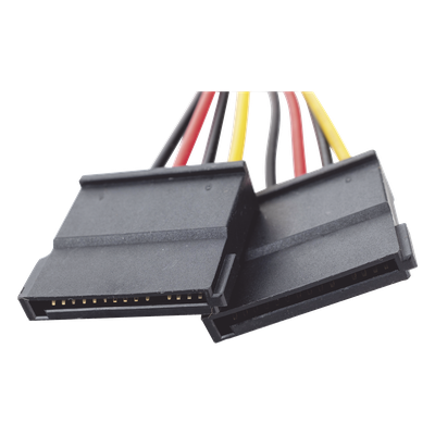 Cable de Alimentación SATA / 25 cm / 0.82 pies / Compatible con DVR Hikvision y EPCOM
