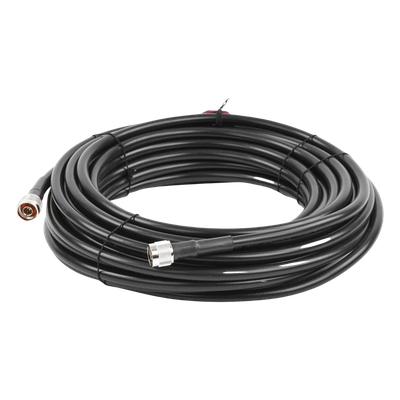 Jumper Coaxial / 50 Ohm / 15.24 m (50 pies) / N Macho / Blindaje >90 dB / Wilson-400