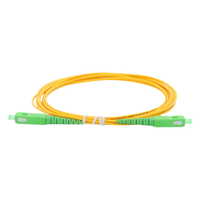 Jumper de Fibra Óptica / SC/APC-SC/APC / Monomodo OS2 / Simplex / 3 m (9.84 ft) / 2 mm