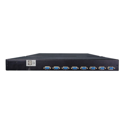Consola KVM LCD / 17 Pulgadas / 8 Puertos VGA / Resolución 1280x1024 / Rack 1U / Cascada hasta 64 Servidores