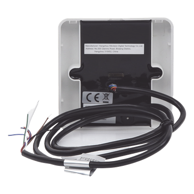 Lector de Tarjetas PROX / EM 125 kHz / Wiegand W26/W34 / IP65 / 12 VDC / Compacto