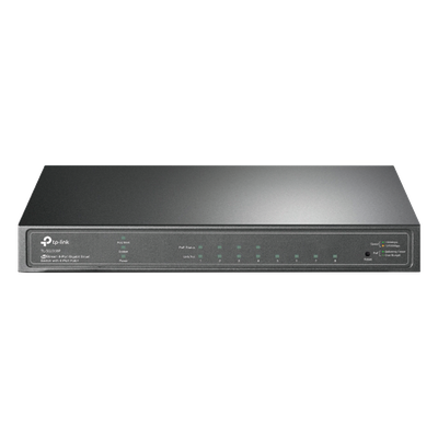 Switch Gestionado / 8 Puertos Gigabit / 4 Puertos PoE+ 30 W / Presupuesto PoE 62 W / Gestión Cloud / L3 Static Routing / Sin Ventilador / Carcasa Metálica