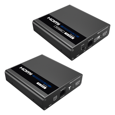Extensor HDMI / 4K @ 60 Hz / Sin Compresión / Cero Latencia / Alcance 700 m (2296.6 ft) / Cascada 10 Receptores / IR Bidireccional / ARC / S/PDIF