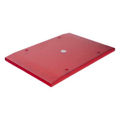 Domo Central de Reemplazo / Policarbonato / Color Rojo / Compatible con Barra X67