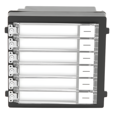 Módulo de Botones para Videoportero Modular / 6 Botones / Montaje Empotrado o Superficie / IP65 / Consumo 2 W