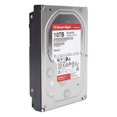 Disco Duro para NAS / 10 TB / 7200 RPM / SATA III 6 Gb/s / Caché 128 MB / Hasta 16 Bahías