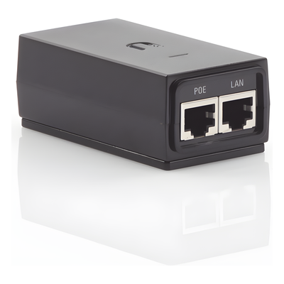 Adaptador PoE / 24 VDC 0.5 A / Puerto Gigabit 10/100/1000 Mbps / Protección ESD / 0 a 40 °C (32 a 104 °F)